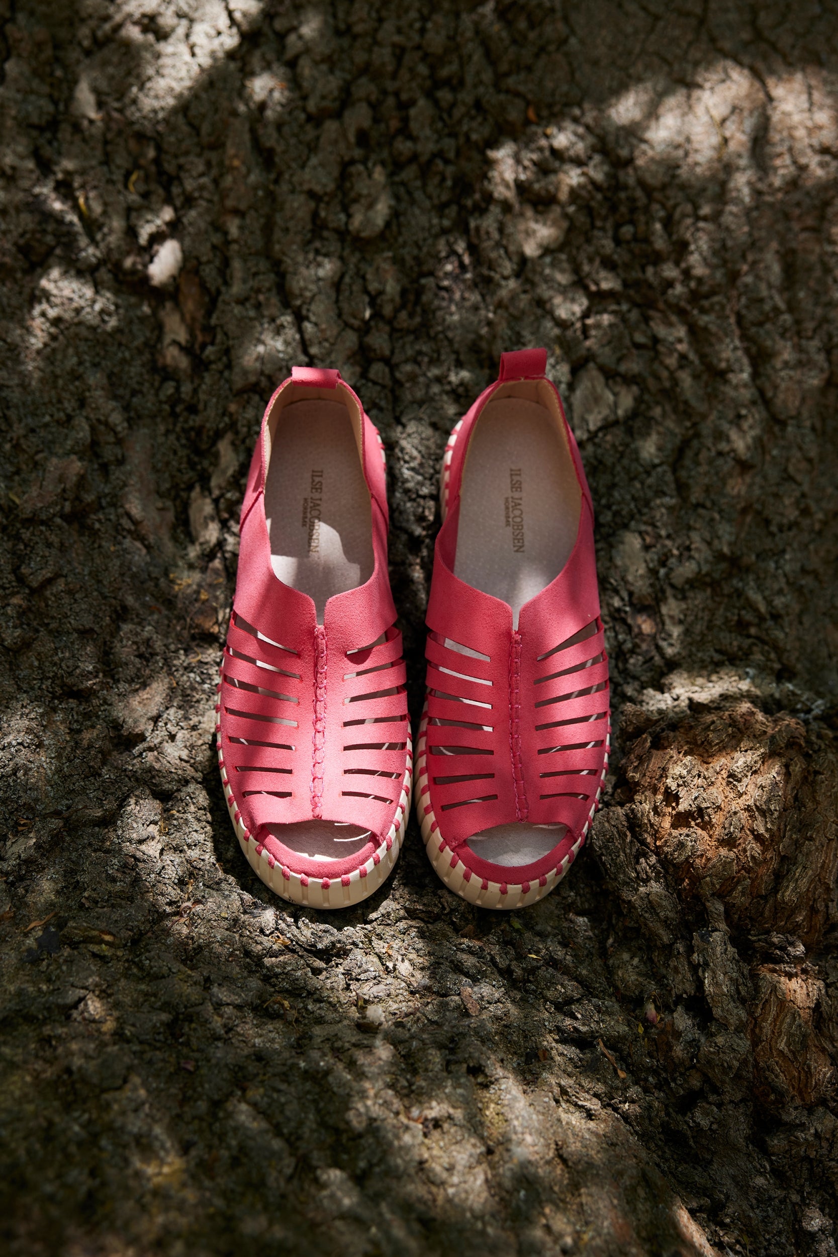 Instapsandalen TULIP9376 - 309 Viva Magenta | Ilse Jacobsen