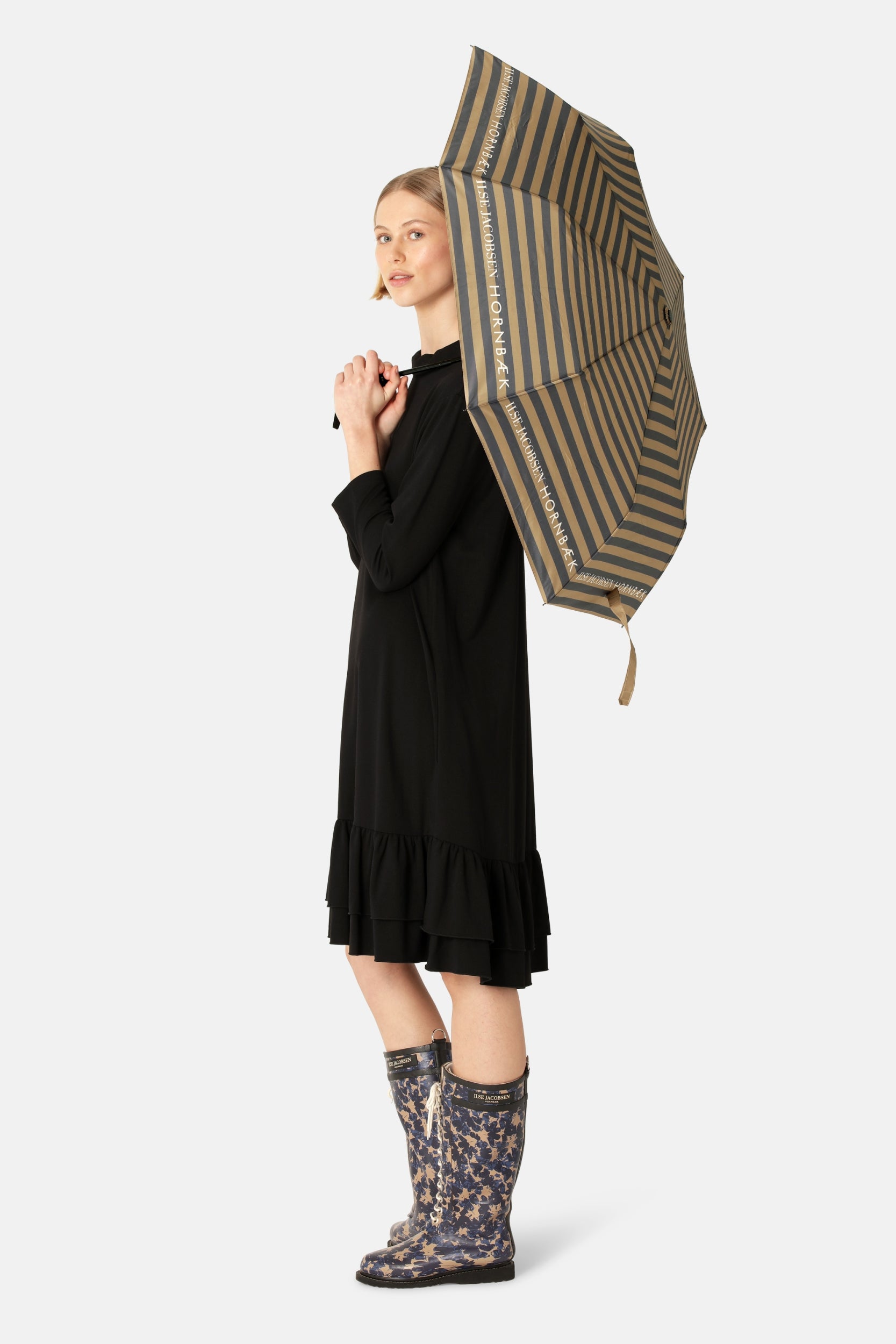Paraplu UMBRELLA01 - 248604 Mocca Ombre Blue | Ombre Blue | Accessoires | Ilse Jacobsen