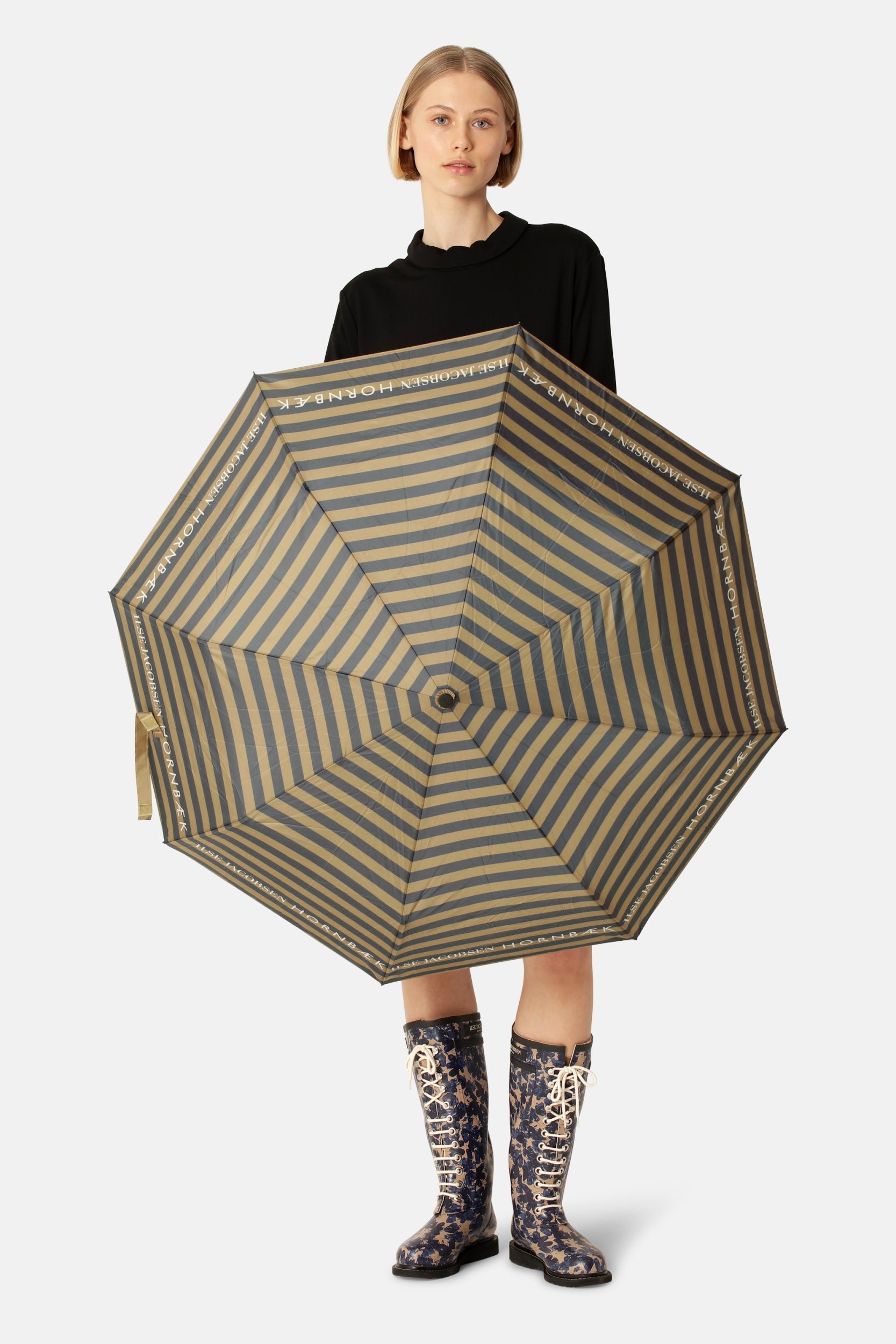 Paraplu UMBRELLA01 - 248604 Mocca Ombre Blue | Ombre Blue | Accessoires | Ilse Jacobsen