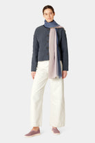 Dip Dye Sjaal WOOCA01 | Mauv Dip Dye | Scarf | Ilse Jacobsen