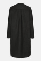 Lange Jas WOOLEN02 | Black | Coat | Ilse Jacobsen