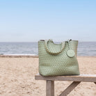 Reversible Tote bag BAG08 M | Bleach Silver | Bag | Ilse Jacobsen