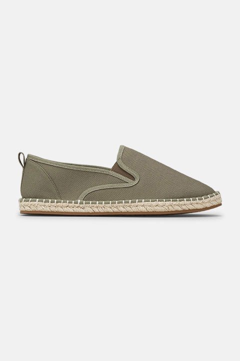 Canvas Espadrille voor Heren CANVASMEN01 | Army Wheat | Shoes | Ilse Jacobsen