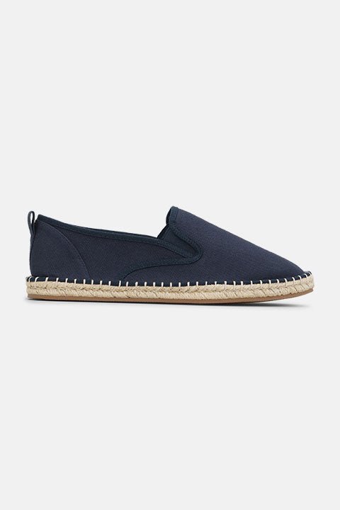 Canvas Espadrille voor Heren CANVASMEN01 | Dark Indigo Wheat | Shoes | Ilse Jacobsen