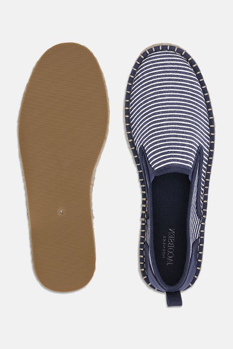 Canvas Espadrille voor Heren CANVASMEN02 | Dark Indigo Wheat | Shoes | Ilse Jacobsen