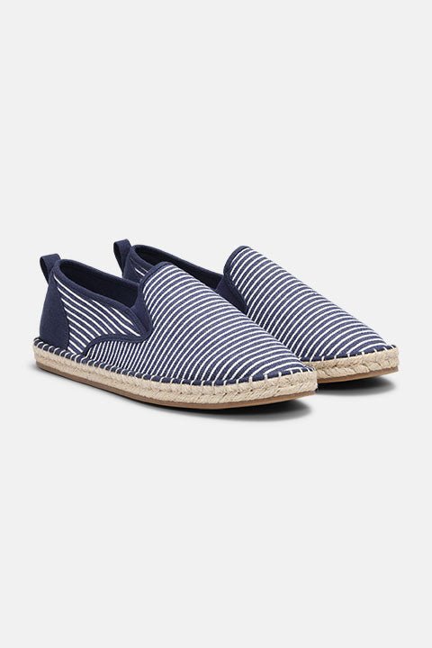 Canvas Espadrille voor Heren CANVASMEN02 | Dark Indigo Wheat | Shoes | Ilse Jacobsen
