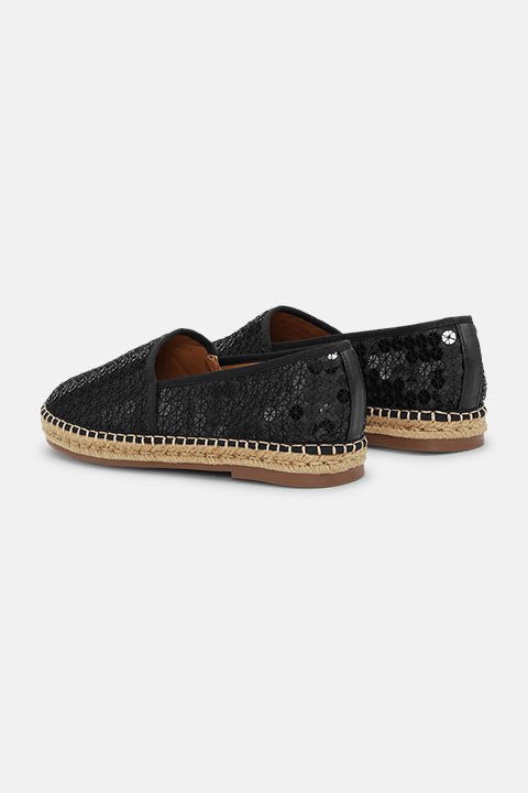 Capria Espadrille CAPRIA01 | Black Wheat | Shoes | Ilse Jacobsen