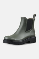 Chelsea regenlaarzen RUBSTEP02 | Army Black | Shoes | Ilse Jacobsen