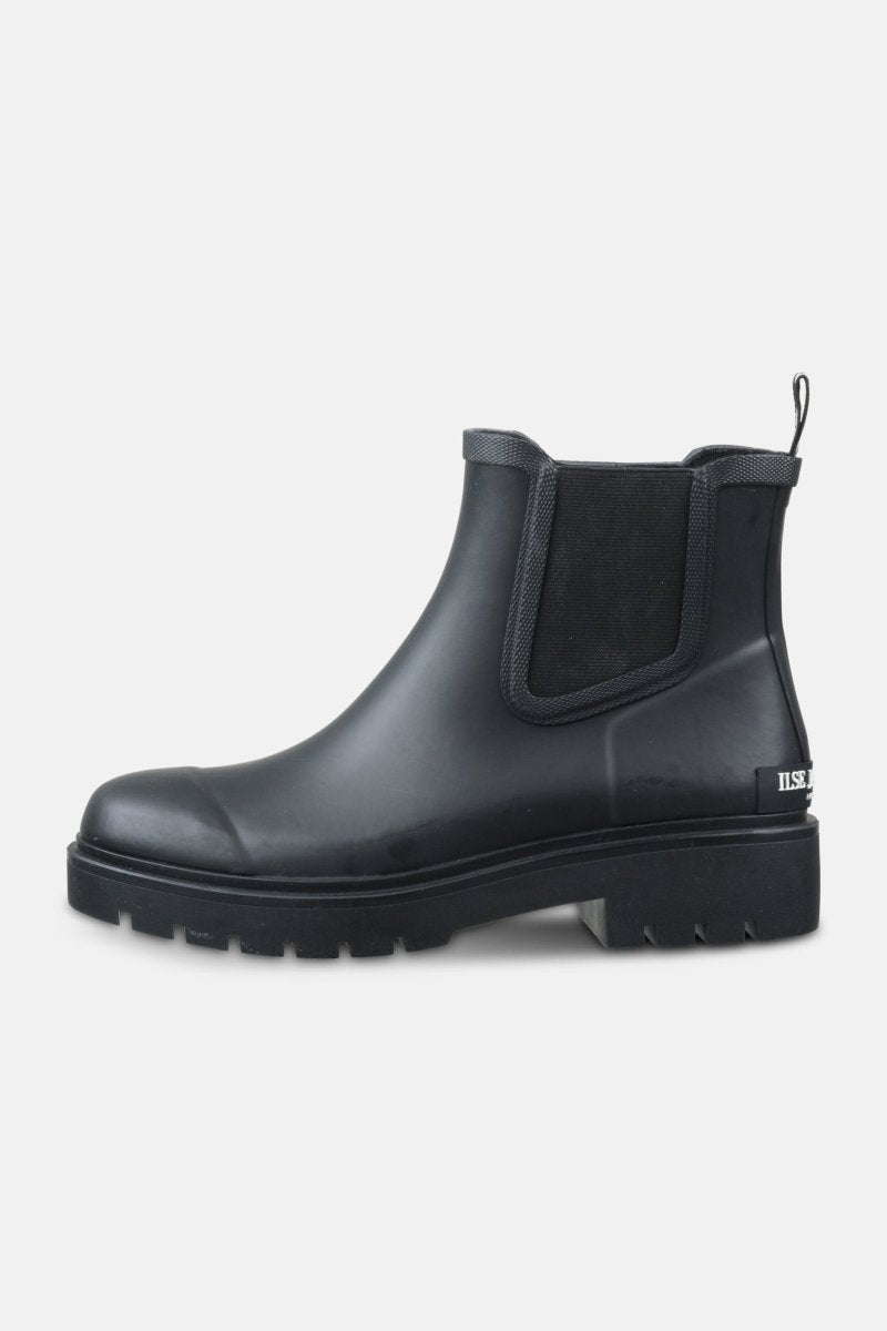 Chelsea regenlaarzen RUBSTEP02 | Black Black | Shoes | Ilse Jacobsen