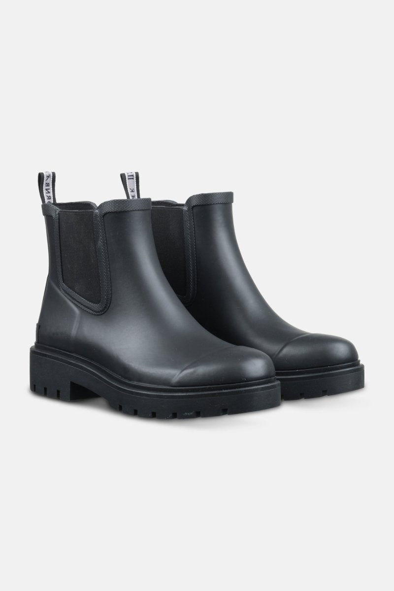 Chelsea regenlaarzen RUBSTEP02 | Black Black | Shoes | Ilse Jacobsen