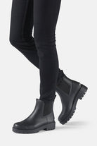 Chelsea regenlaarzen RUBSTEP02 | Black Black | Shoes | Ilse Jacobsen