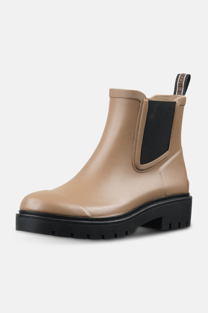 Chelsea regenlaarzen RUBSTEP02 | Mocca Black | Shoes | Ilse Jacobsen