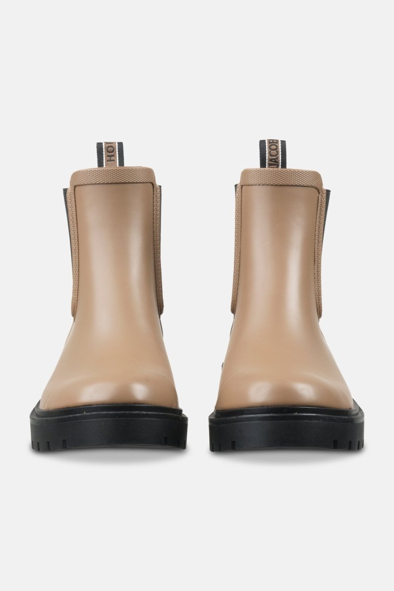 Chelsea regenlaarzen RUBSTEP02 | Mocca Black | Shoes | Ilse Jacobsen