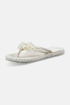 Slippers met Bloemen CHEERFUL18F | Creme | Shoes | Ilse Jacobsen