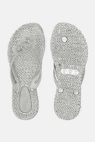 Slippers met Bloemen CHEERFUL18F | Silver | Shoes | Ilse Jacobsen
