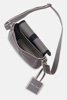Gebreide crossbodytas KNITTY03 | Milk Creme Black | Bag | Ilse Jacobsen