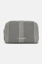 Gebreide Makeup Tas KNITTY02 | Milk Creme Black | Bag | Ilse Jacobsen