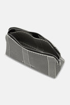 Gebreide Makeup Tas KNITTY02 | Milk Creme Black | Accessories | Ilse Jacobsen