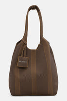Gebreide Tas KNITTY01 | Dark Indigo Buckhorn Brown | Accessories | Ilse Jacobsen