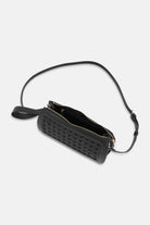 Gevlochten Clutch BRAID04 | Black Black | Bag | Ilse Jacobsen