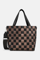 Gevlochten Shoulder Tas met Strap CHIP11 | Cocoa Brown | Bag | Ilse Jacobsen