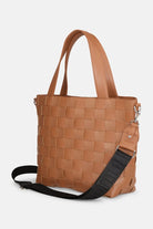 Gevlochten Shoulder Tas met Strap CHIP11 | Cognac | Bag | Ilse Jacobsen