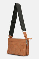 Gevlochten Cross-Body Tas CHIP12 | Cognac | Bag | Ilse Jacobsen