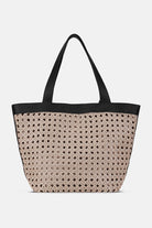 Gevlochten Shopper BRAID02 | Sand Pile Black | Bag | Ilse Jacobsen