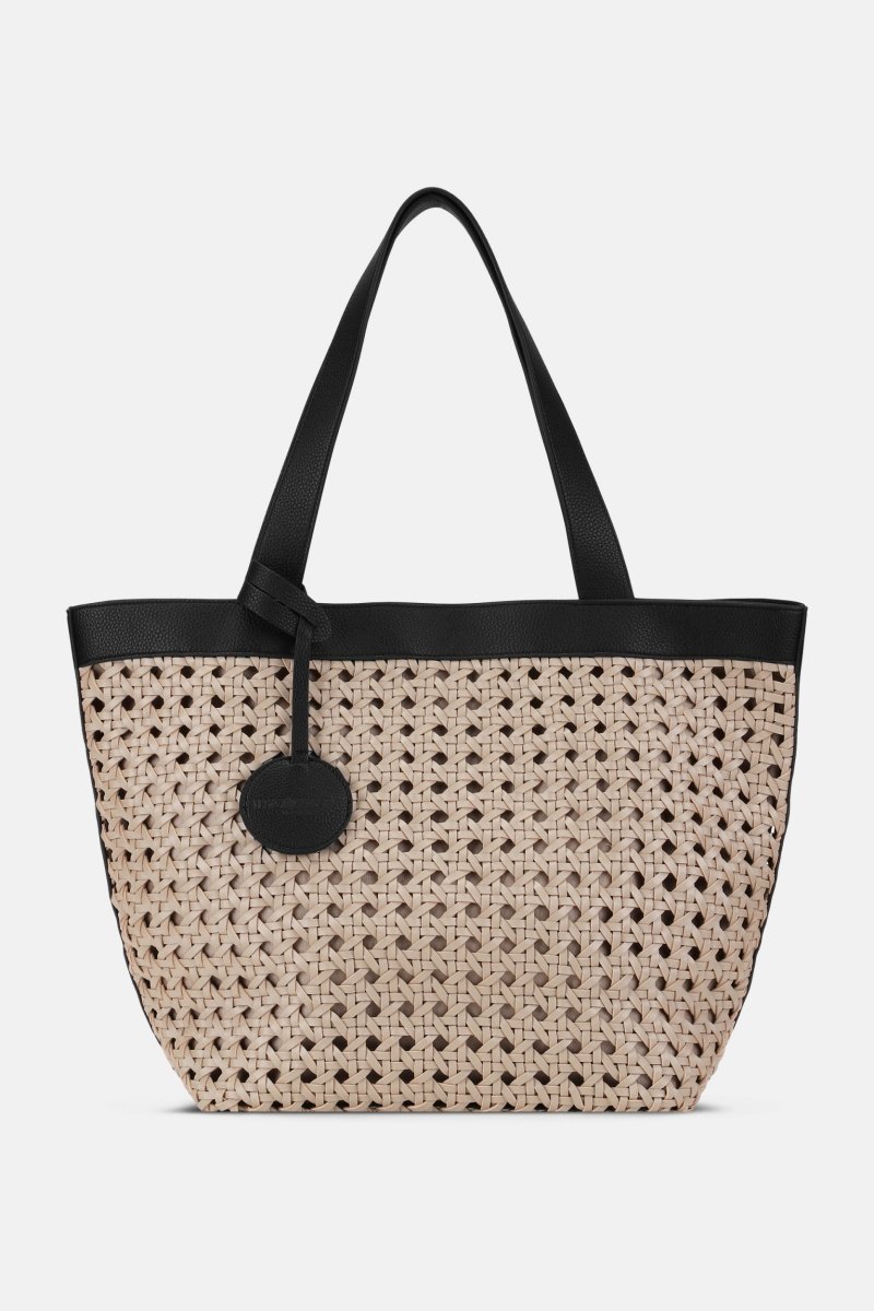 Gevlochten Shopper BRAID02 | Sand Pile Black | Bag | Ilse Jacobsen