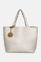Gevlochten Tas BAG06CMAXI | Goldy Sand Dollar Metallic | Bag | Ilse Jacobsen