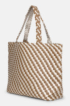 Gevlochten Tas BAG06CMAXI | Goldy Sand Dollar Metallic | Bag | Ilse Jacobsen