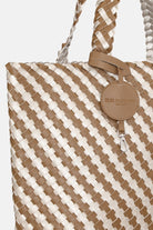 Gevlochten Tas BAG06CMAXI | Goldy Sand Dollar Metallic | Bag | Ilse Jacobsen