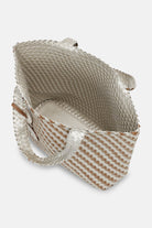 Gevlochten Tas BAG06CMAXI | Goldy Sand Dollar Metallic | Bag | Ilse Jacobsen