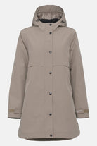 Gevoerde regenjas DASHRAIN02 | Greige | Jacket | Ilse Jacobsen
