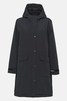 Gevoerde regenparka DASHRAIN01 | Black | Jacket | Ilse Jacobsen