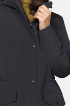 Gevoerde regenparka DASHRAIN01 | Black | Jacket | Ilse Jacobsen