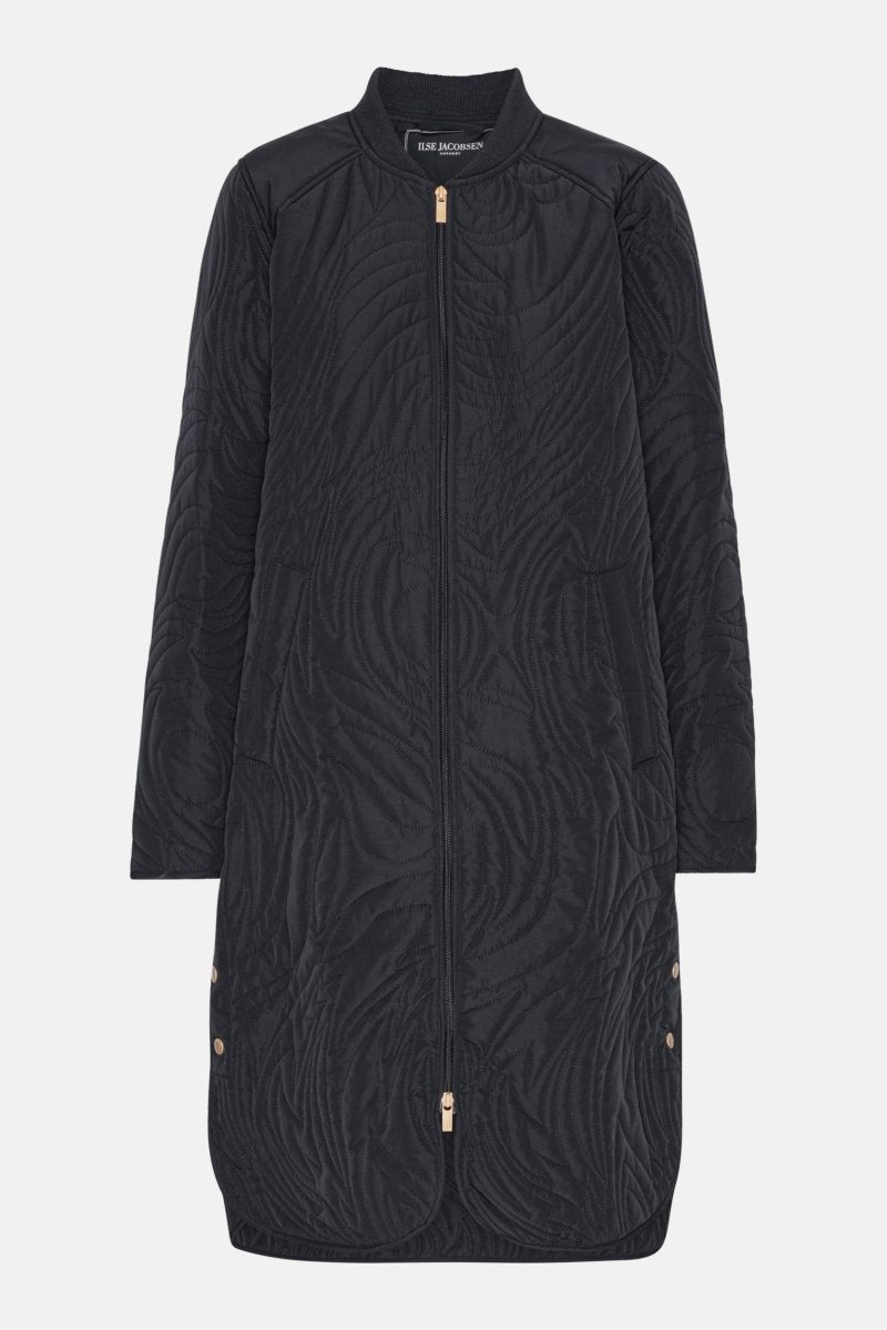 Gewatteerd Jack DUNE06 | Dark Indigo | Coat | Ilse Jacobsen