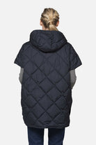 Gewatteerde cape PEPPY12 | Dark Indigo - Ilse Jacobsen