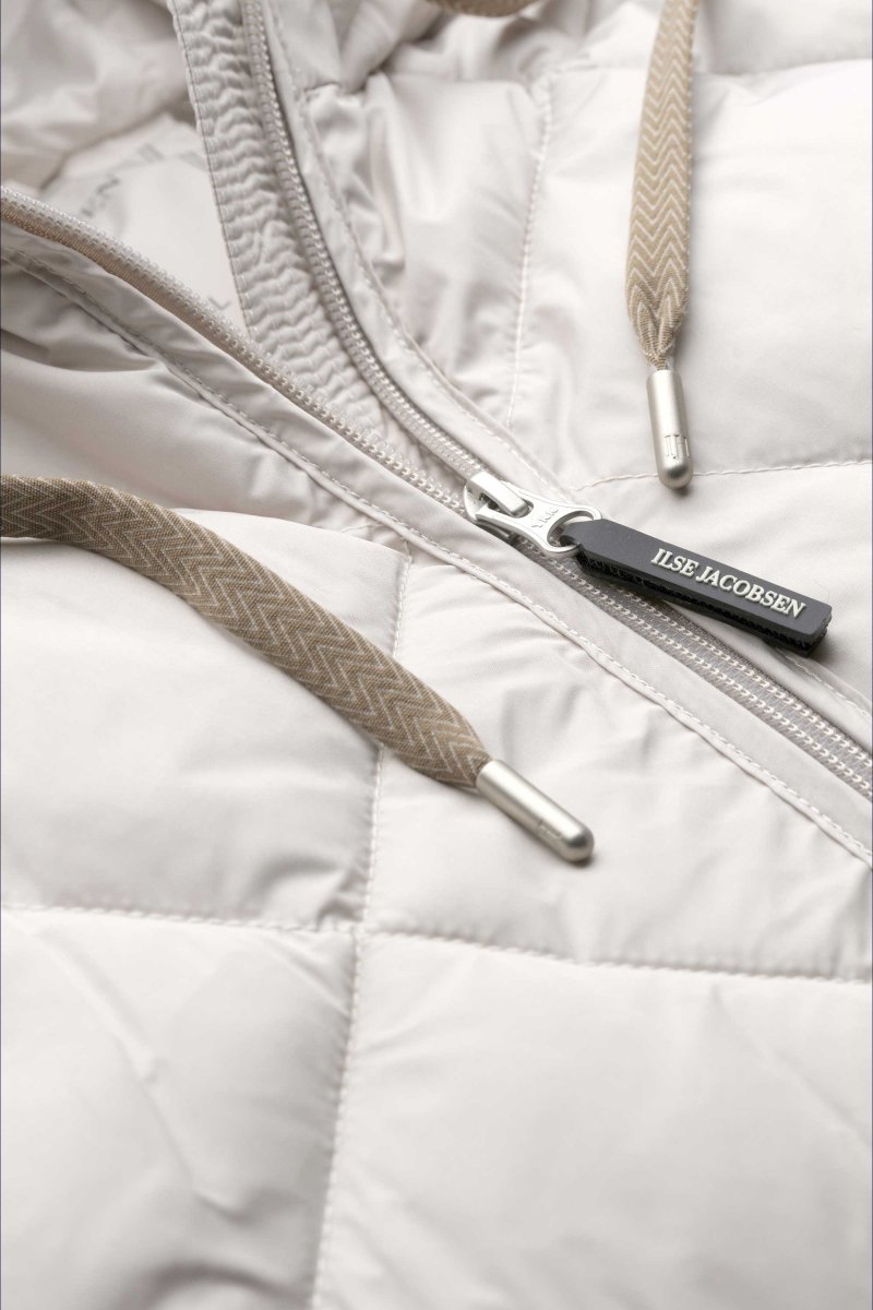 Gewatteerde cape PEPPY12 | Silver Grey - Ilse Jacobsen