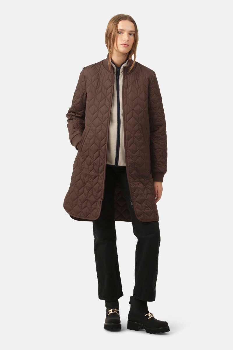 Gewatteerde Jas ART06 | Ebony | Coat | Ilse Jacobsen