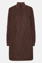 Gewatteerde Jas ART06 | Ebony | Coat | Ilse Jacobsen