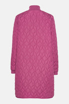 Gewatteerde jas ART06 | Magenta Haze | Coat | Ilse Jacobsen