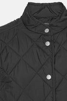 Gewatteerde Shirt Jacket BEAT04 | Dark Indigo | Jacket | Ilse Jacobsen