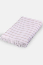 Hamam handdoek | Sand Beige Stripes | Bath Collection | Ilse Jacobsen