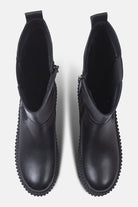 Hoge laarzen met elastiek CALIRA07 | Black Black | Shoes | Ilse Jacobsen
