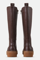 Hoge laarzen met elastiek CALIRA07 | Brown Clay | Shoes | Ilse Jacobsen