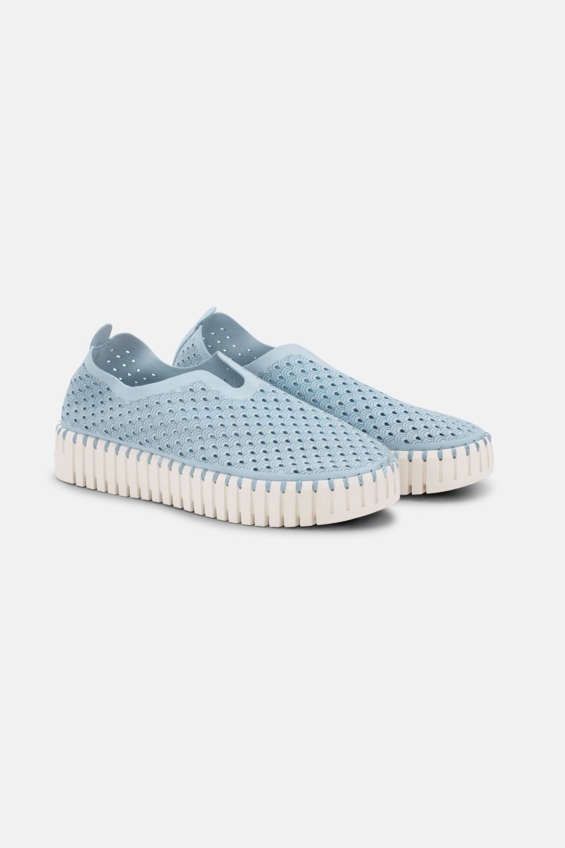 Instappers Platform TULIP3373 | Ash Blue | Shoes | Ilse Jacobsen