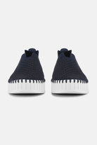 Instappers Platform TULIP3373W witte zool | Dark Indigo | Shoes | Ilse Jacobsen
