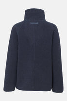 Kort teddyjack met rits BONDEDPILE01 | Dark Indigo | Jacket | Ilse Jacobsen