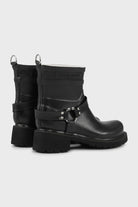Korte Biker regenlaarzen RUB54 | Black Black | Boots | Ilse Jacobsen